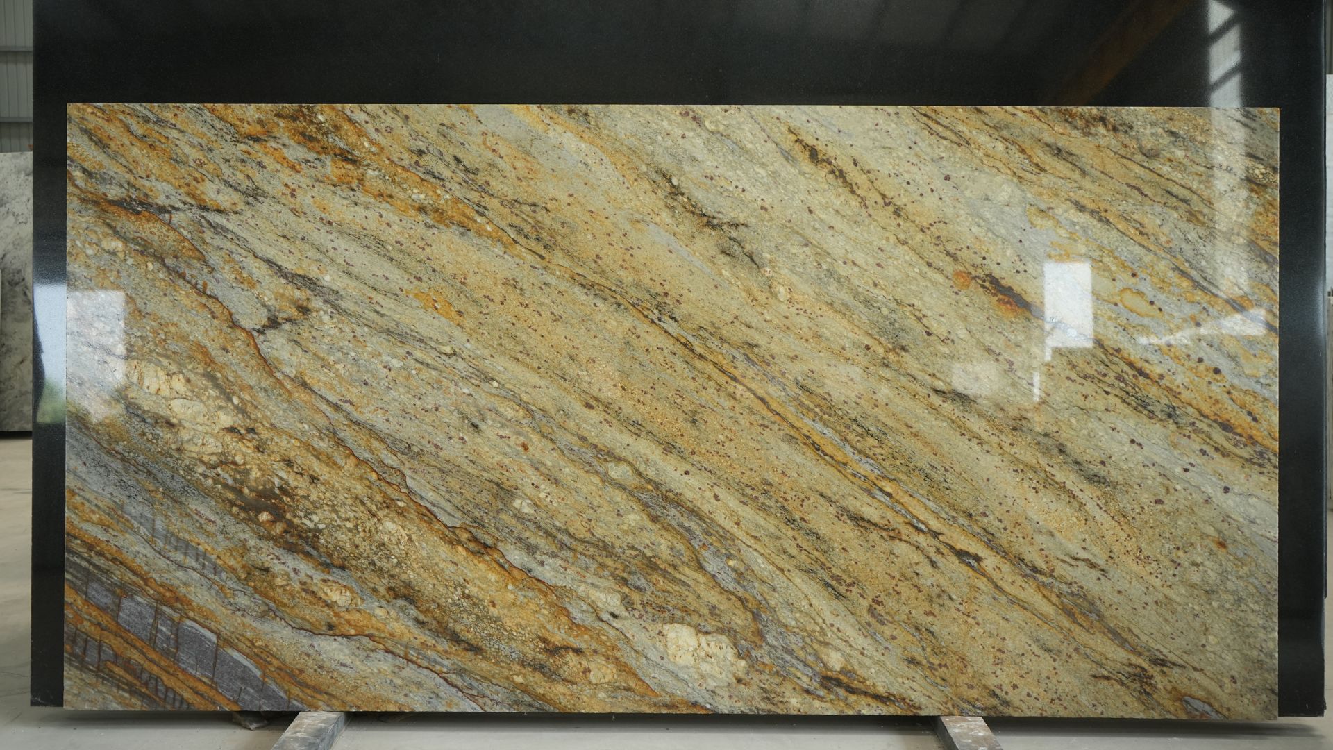 Multi color granite slabs unique patterns commercial residential projects USA export