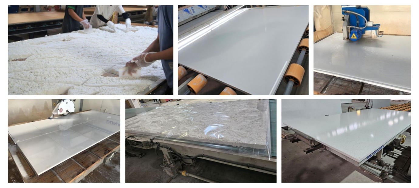 Quartz slabs and countertops in US