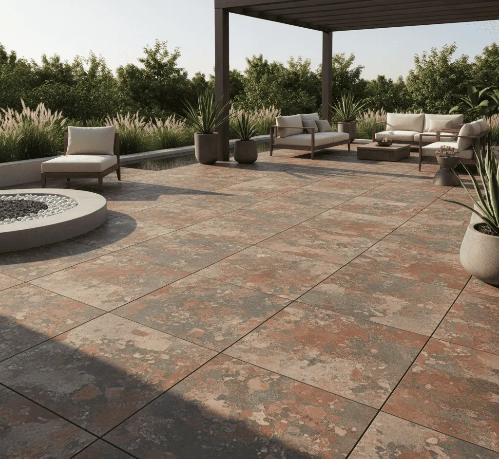 Outdoor porcelain pavers tile